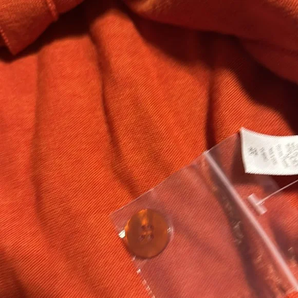 Talbots orange sweater size Large never worn - Picture 3 of 3